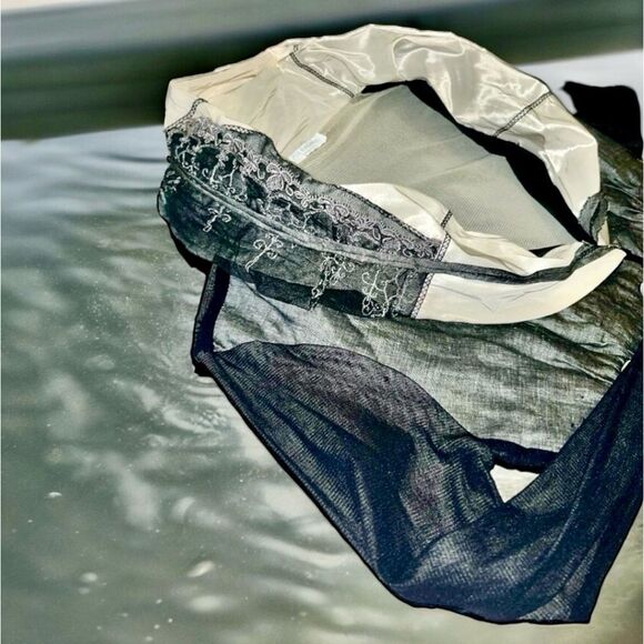 Kosmika Made in Italy Goth Steampunk Ruffle Collar Mesh Blazer Jacket S - Picture 5 of 16